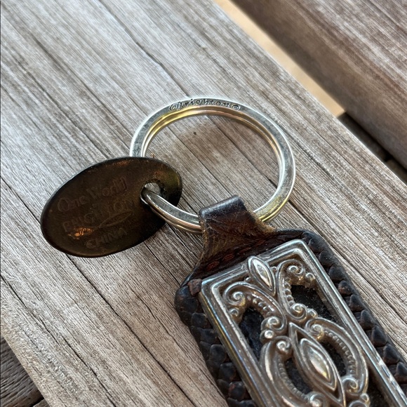 Brighton Silver and Brown Key Holder - Picture 2 of 4